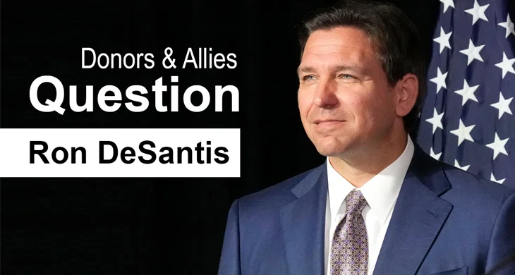Daniel Imperato Stands with Donors and Allies in Questioning Ron DeSantis’ Political Stance
